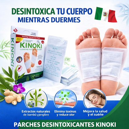 10X Parches Desintoxicantes Kinoki – Colócalos y Descansa