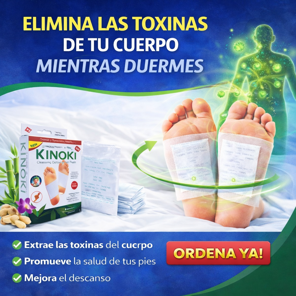 10X Parches Desintoxicantes Kinoki – Colócalos y Descansa